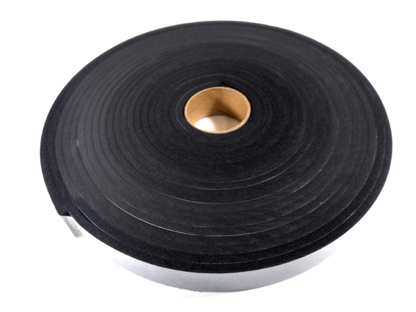 Fita de Vedação em Espuma Neoprene Preto Adesivo 1 Lado 5mm x 30mm x 10m 