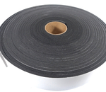 Fita de Vedação em Espuma de EPDM Preto Adesivado 1 Lado 5mm x 50mm x 10m