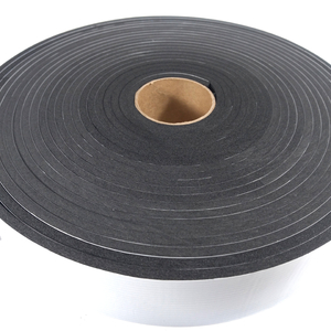 Fita de Vedação em Espuma de EPDM Preto Adesivado 1 Lado 5mm x 50mm x 10m