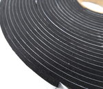 Fita de Vedação em Espuma Neoprene Preto Adesivo 1 Lado 3mm x 20mm x 10m 