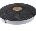 Fita de Vedação em Espuma Neoprene Preto Adesivo 1 Lado 3mm x 20mm x 10m 