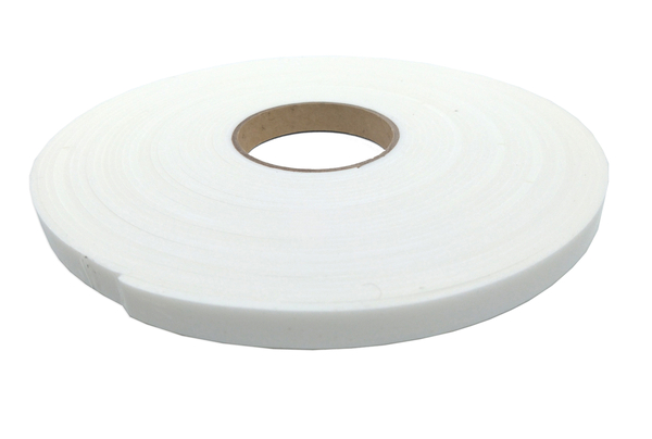 Fita de Vedação em EVA Branco Adesivado 1 Lado 03mm x 08mm x 10m